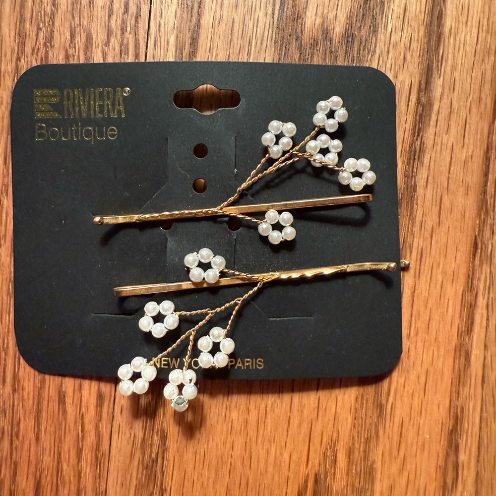 Vintage Flower Hair Clip set